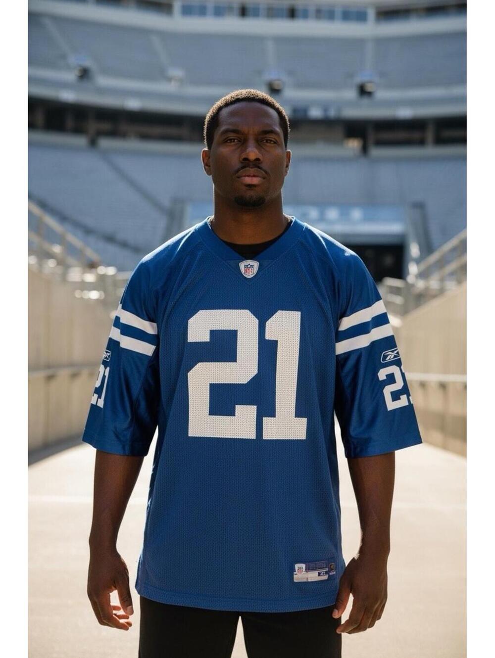 Bob Sanders NFL Vintage Indianapolis Colts Reebok On Field White Jersey Men's XL